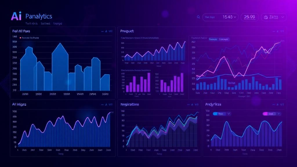 AI Analytics and Reporting - Predictive marketing intelligence dashboard