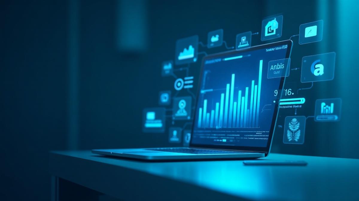 AI Digital Marketing Services - Modern analytics dashboard with multi-channel marketing visualization